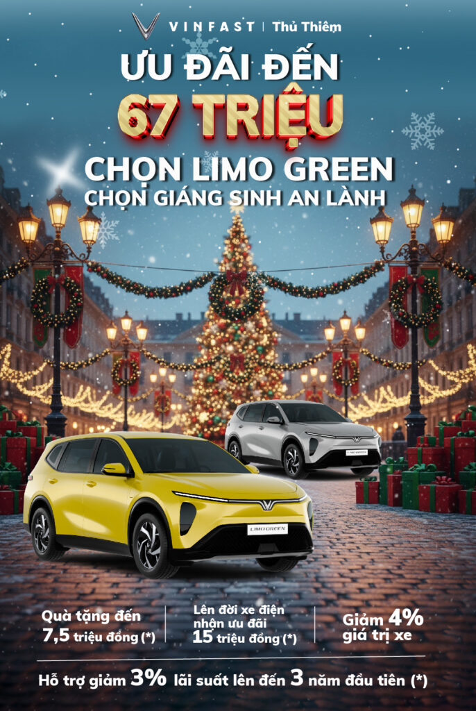 Ưu Đãi Đến 67 Triệu – Chọn Limo Green Chọn Giáng Sinh An Lành